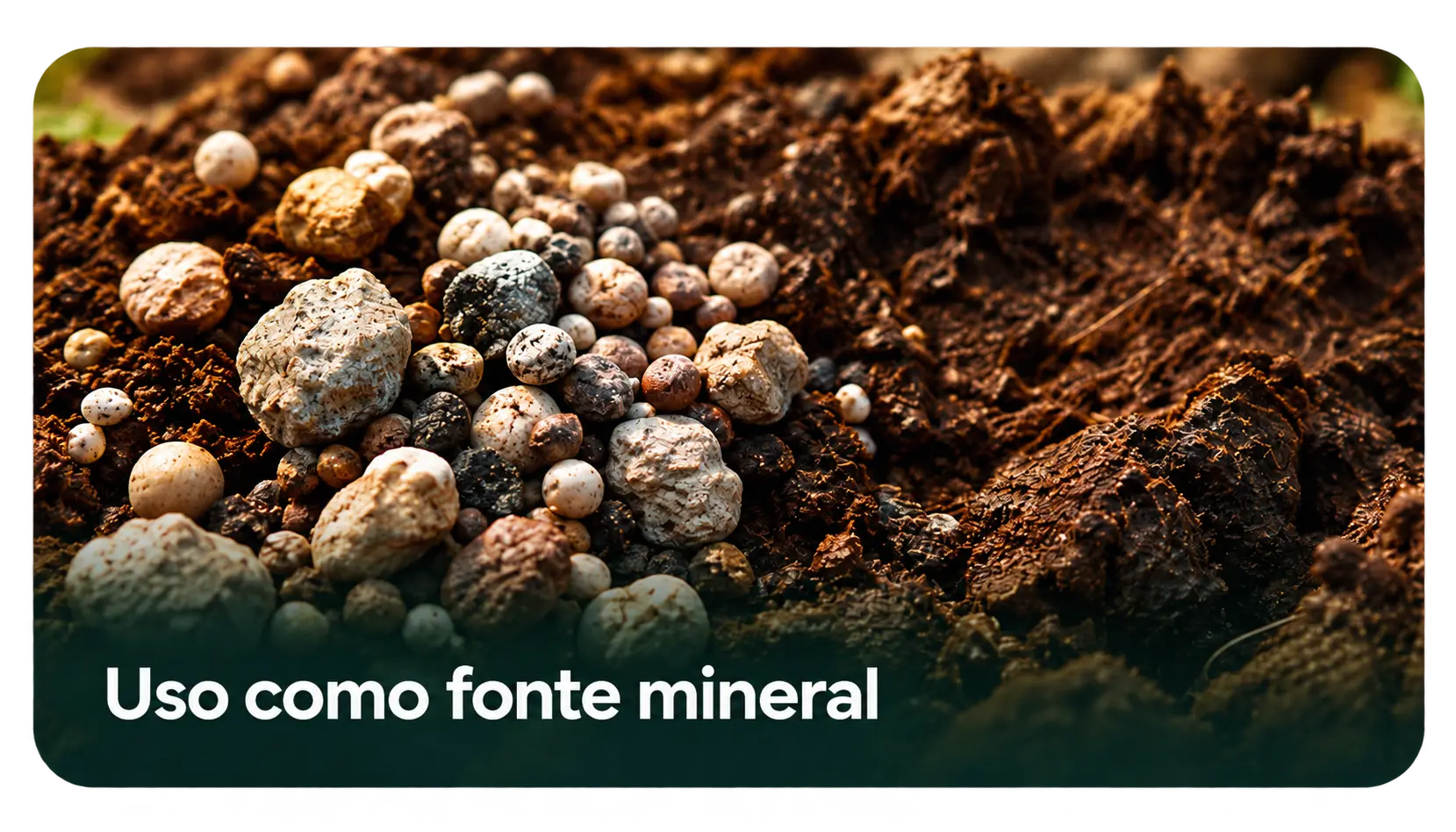 Uso com fonte mineral
